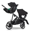 EasyGo DuoFlex Ebony Black 2+2 wózek bliźniaczy wielofunkcyjny